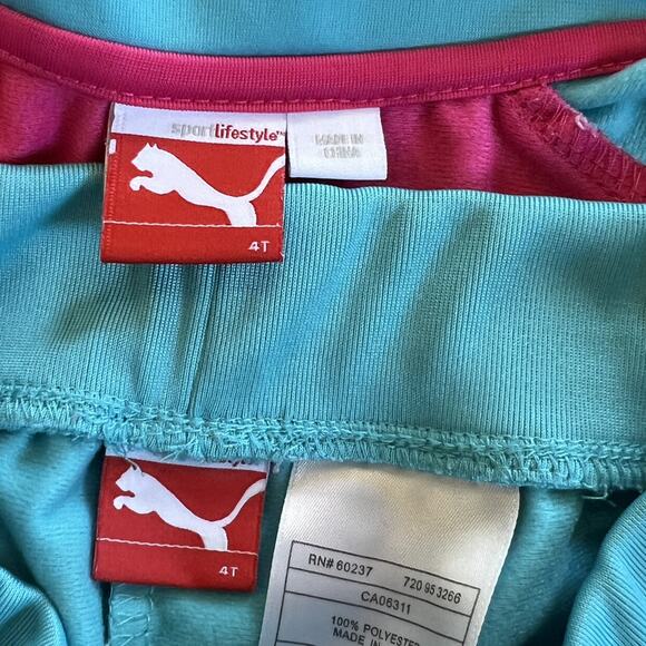 Puma Pink And Aqua Tracksuit - Picture 16 of 16